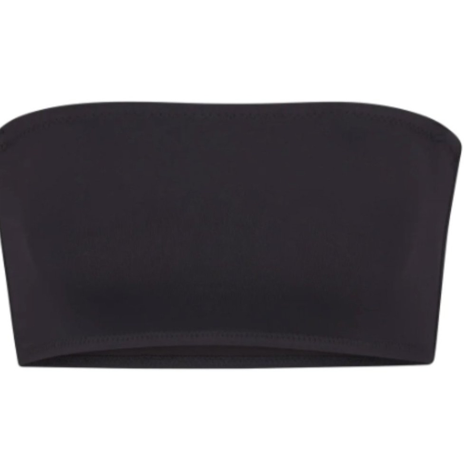 2231 Skims Nwt Swim Bandeau Bikini Top In Onyx 2x